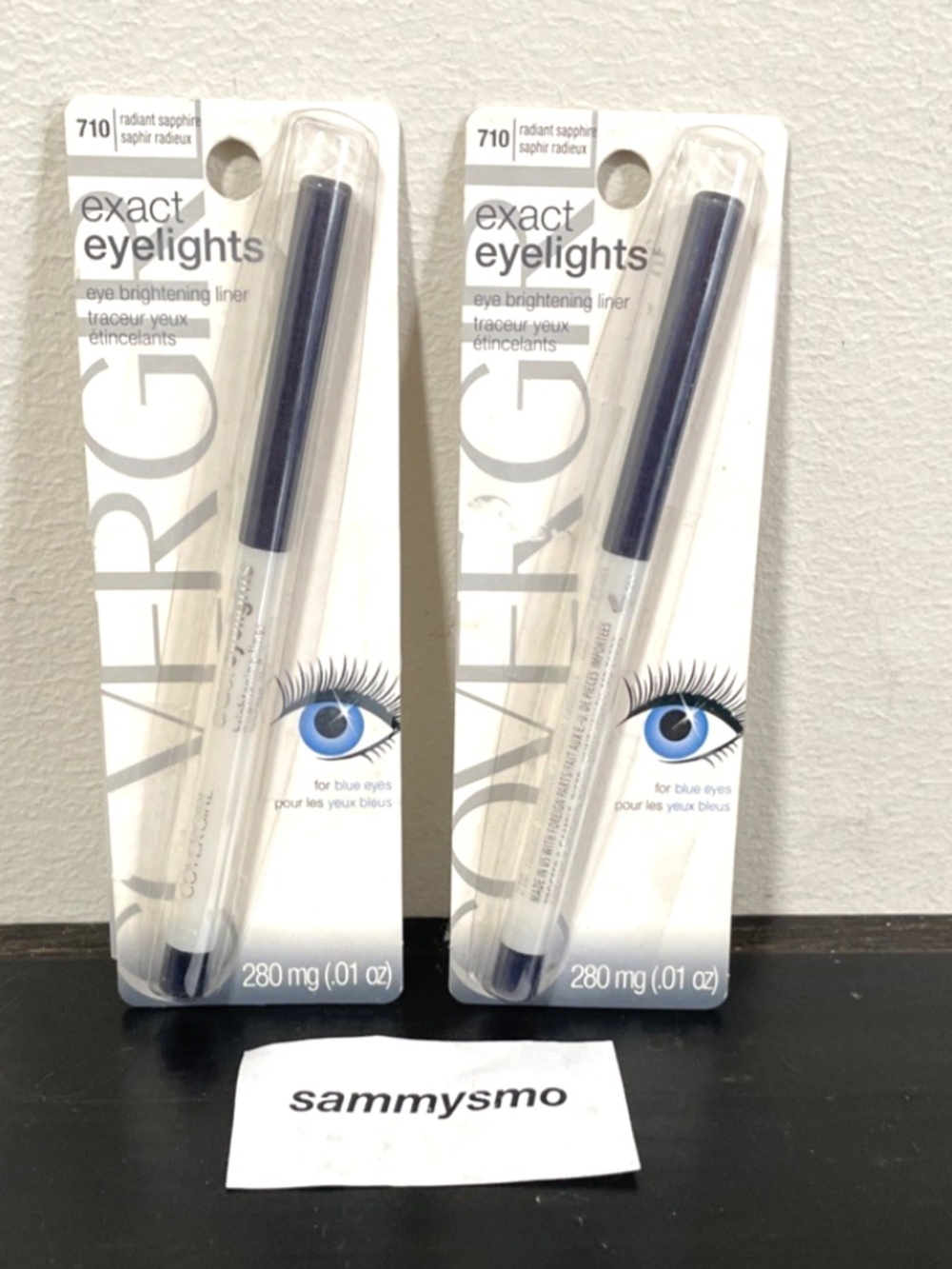 Covergirl Exact Eyelights Eye Brightening eyeliner # 710 RADIANT SAPPHIRE x2